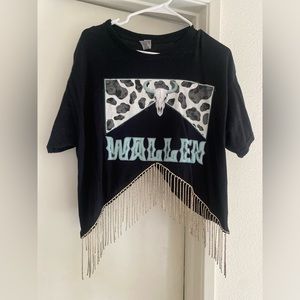 Hand made blinged out Morgan Wallen shirt!